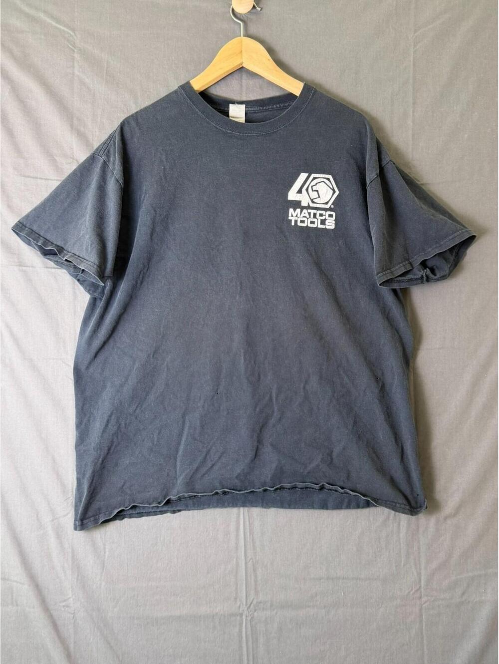 Matco Tools 40th Anniversary Graphic Tee Truck Logo Gray Men’s XL